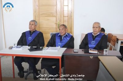  مناقشة رسالة ماجستير بكلية علوم البيئة والموارد الطبيعية