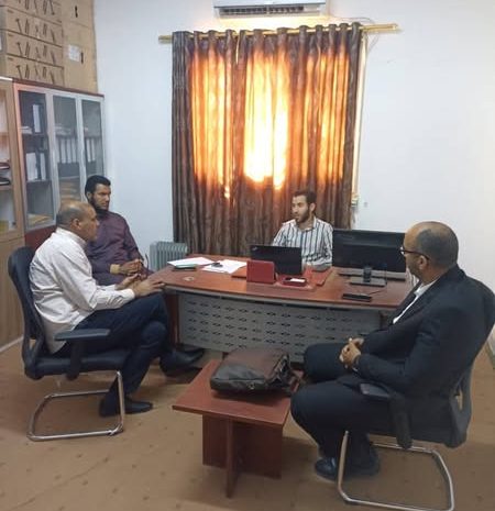  استكمال إجراءات التسليم والاستلام لرئاسة مركز المعلومات والتوثيق بجامعة وادي الشاطئ الثلاثاء 15-4- 2025م