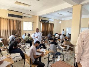  اليوم الثاني من الامتحانات النهائية بكلية الهندسة – جامعة وادي الشاطئ