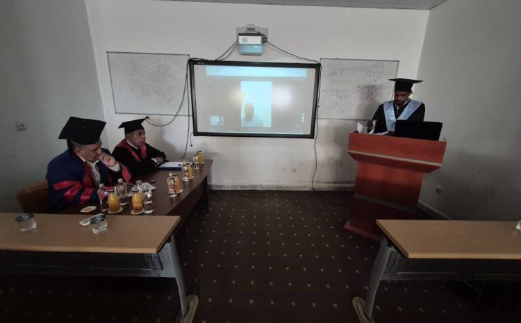  مناقشة بحوث تخرج مقدمة لإتمام متطلبات الدرجة العالية- الماجستير بقسم الهندسة المدنية