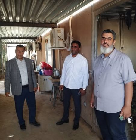 زيارة تفقدية لبيوت الطالبات بعد حادثة الحريق