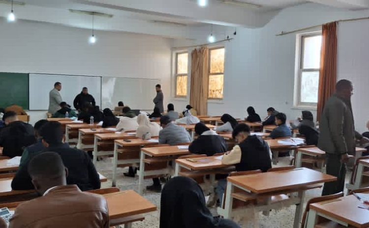  اختتام الامتحانات النهائية للفصل الدراسي (خريف 2026/2025) بكلية الهندسة