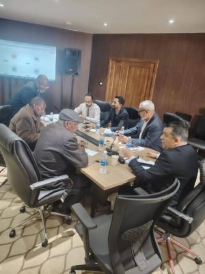 مشاركة كلية البيئة والموارد الطبيعية في ورشة عمل حول إدارة الموارد المائية والزراعية-سبها