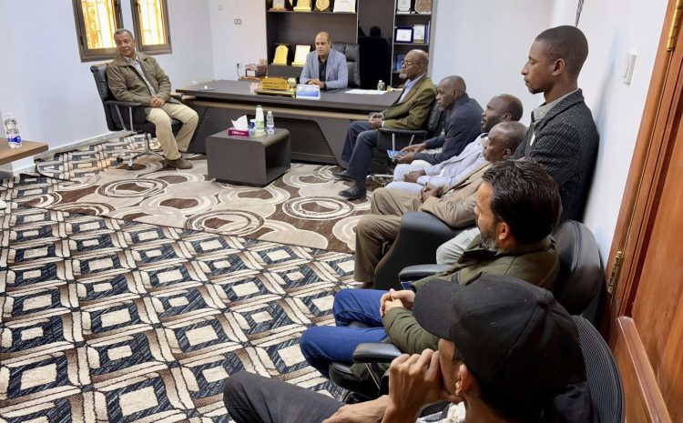  رئيس جامعة وادي الشاطئ يستقبل ممثلي المنظمات الخيرية والنوادي الثقافية بالمنطقة لتنسيق برامج رمضان