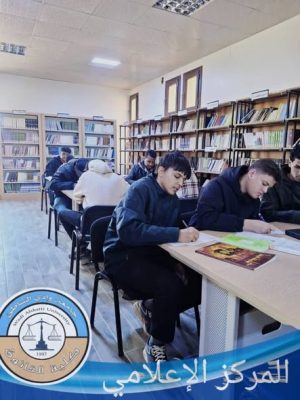 زيارة علمية إلى مكتبة كلية القانون