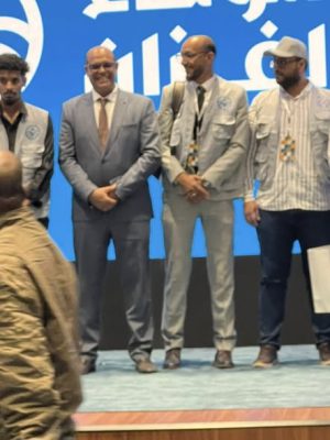 مشاركة جامعة وادي الشاطئ في فعاليات مبادرة الوفاء فزان