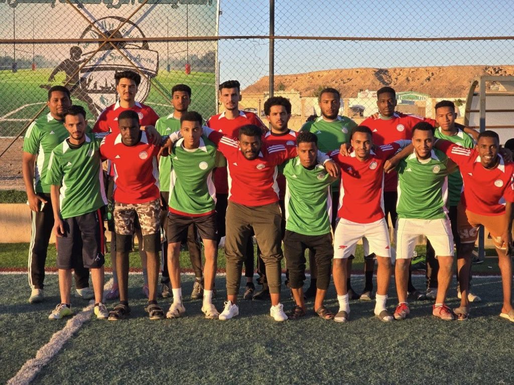 انطلاق دوري كرة القدم بجامعة وادي الشاطئ