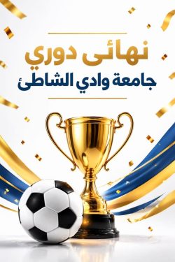 نهائي دوري جامعة وادي الشاطئ