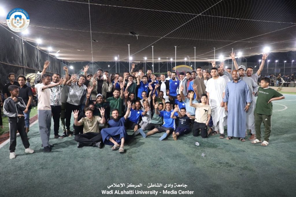 كلية القانون تتوّج بطلة لدوري جامعة وادي الشاطئ لكرة القدم لأول مرة في تاريخها