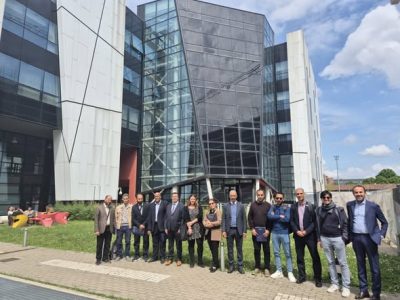 مشاركة ممثل جامعة وادي الشاطئ  في زيارة علمية إلى مراكز “تكنوبولي” الإيطالية