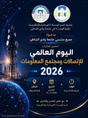 دعــوة عــامــة لحضــور فعاليات اليــوم العالــمي للاتصــالات ومجتمــع المعلومــات 2026