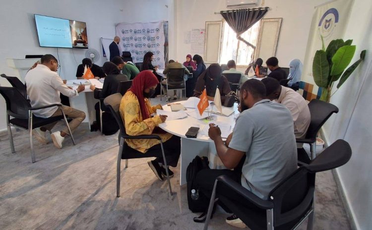  فعاليات الأسبوع التدريبي الخامس ضمن البرنامج التدريبي لطلاب جامعة وادي الشاطيء