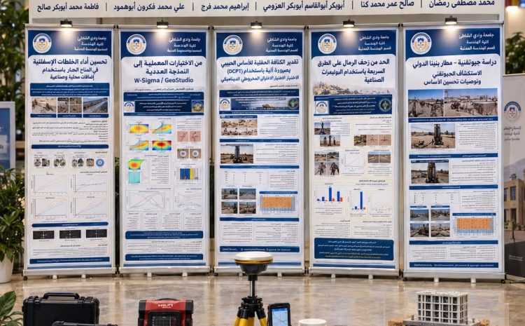  إشادة بجهود طلبة قسم الهندسة المدنية ومشاركاتهم العلمية