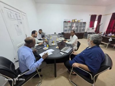 اجتماع هيئة تحرير مجلة جامعة وادي الشاطئ للعلوم الإنسانية